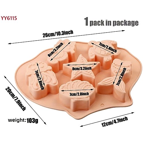 YY6115 Deniz Ürünleri Silikon Kalıp